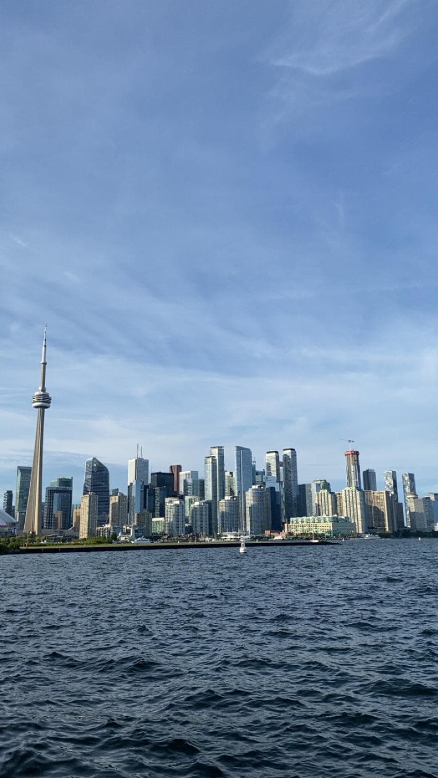 Toronto skyline from the water
